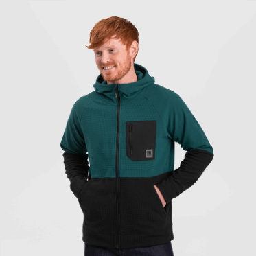 Outdoor Research Sudadera Con Capucha Trail Mix Para Hombre Treeline/black