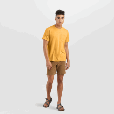 Outdoor Research Terra S/s Camiseta Para Hombre Beeswax Heather