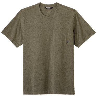 Camiseta De Manga Corta Para Hombre Outdoor Research Terra Flint Heather