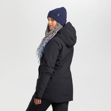 Chaqueta De Snowcrew Para Mujer De Investigación Al Aire Libre Negro Especial