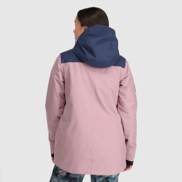 Chaqueta Snowcrew De Mujer Outdoor Research Azul Marino/polilla Especial