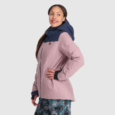 Chaqueta Snowcrew De Mujer Outdoor Research Azul Marino/polilla Especial