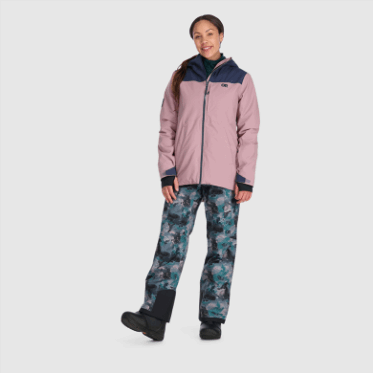 Chaqueta Snowcrew De Mujer Outdoor Research Azul Marino/polilla Especial