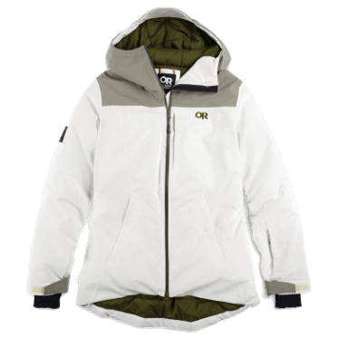 Chaqueta De Snowcrew Para Mujer De Investigación Al Aire Libre Nieve/pedernal Especial