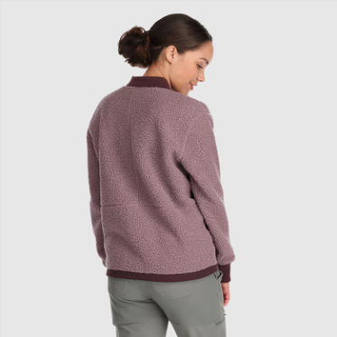 Chaqueta De Forro Polar Sherpa Juneau Para Mujer De Investigación Al Aire Libre Polilla