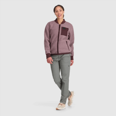 Chaqueta De Forro Polar Sherpa Juneau Para Mujer De Investigación Al Aire Libre Polilla
