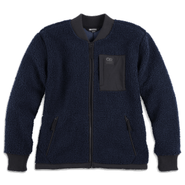 Outdoor Research Chaqueta Polar Sherpa Juneau Para Mujer Azul Marino