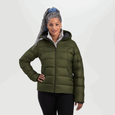 Sudadera Con Capucha De Plumón Con Frente Frío Para Mujer De Investigación Al Aire Libre Loden