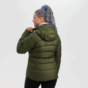 Sudadera Con Capucha De Plumón Con Frente Frío Para Mujer De Investigación Al Aire Libre Loden