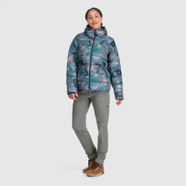 Outdoor Research Sudadera Con Capucha Para Mujer Con Frente Frío Nimbus Acuarela