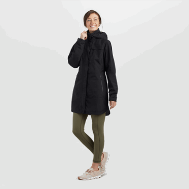 Outdoor Research Mujer Aspire Trinchera Negro