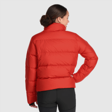 Chaqueta De Plumón Con Frente Frío Para Mujer De Investigación Al Aire Libre Arándano