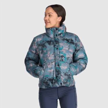 Chaqueta De Plumón Con Frente Frío Para Mujer De Investigación Al Aire Libre Nimbus Acuarela
