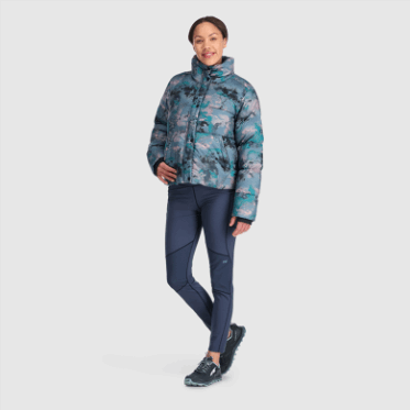 Chaqueta De Plumón Con Frente Frío Para Mujer De Investigación Al Aire Libre Nimbus Acuarela