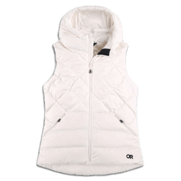 Chaleco De Plumón Con Capucha Para Mujer De Investigación Al Aire Libre Para La Nieve