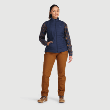 Chaleco Aislante Shadow Para Mujer Outdoor Research Azul Marino