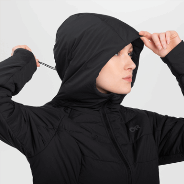 Outdoor Research Shadow Mujer Sudadera Con Capucha Negra