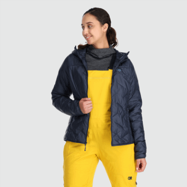 Outdoor Research Superstrand Lt Sudadera Con Capucha Para Mujer Azul Marino