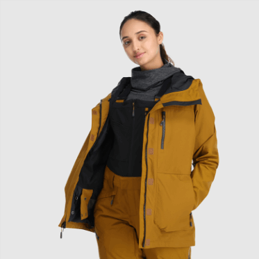 Chaqueta De Tormenta Kulshan Para Mujer De Investigación Al Aire Libre Tapenade