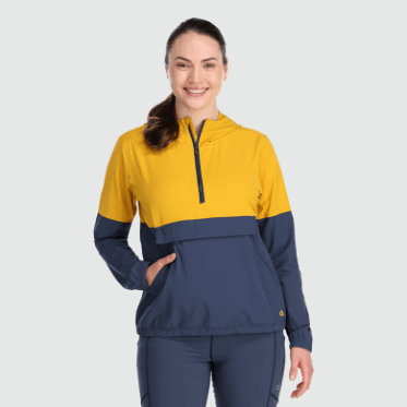 Anorak Ferrosi Mujer Outdoor Research Alerce/azul Marino