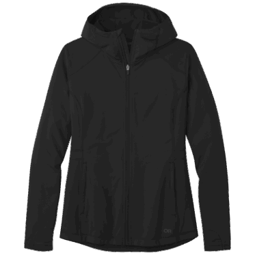 Outdoor Research Sudadera Con Capucha Y Cremallera Completa Melody Para Mujer Negra
