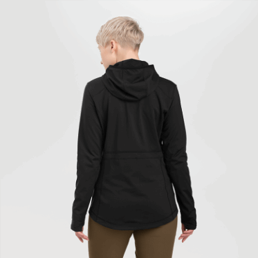 Outdoor Research Sudadera Con Capucha Y Cremallera Completa Melody Para Mujer Negra