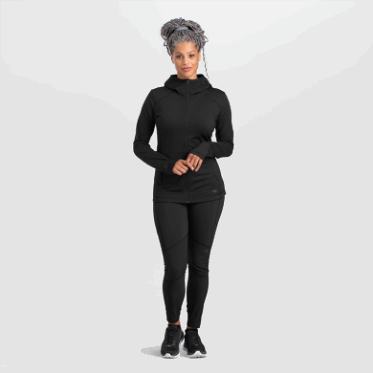 Outdoor Research Sudadera Con Capucha Y Cremallera Completa Melody Para Mujer Negra
