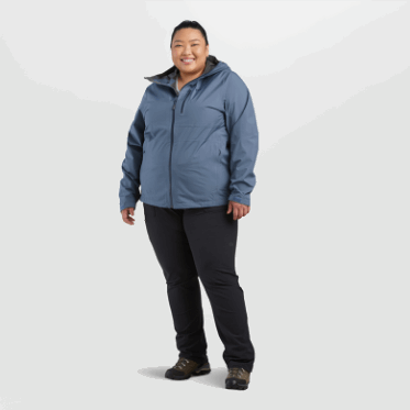 Chaqueta Impermeable De Talla Grande Aspire Ii Gore-tex® Para Mujer De Investigación Al Aire Libre Nimbus