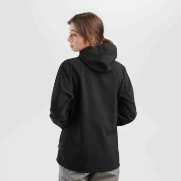 Chaqueta De Lluvia Dryline Para Mujer De Outdoor Research Negra