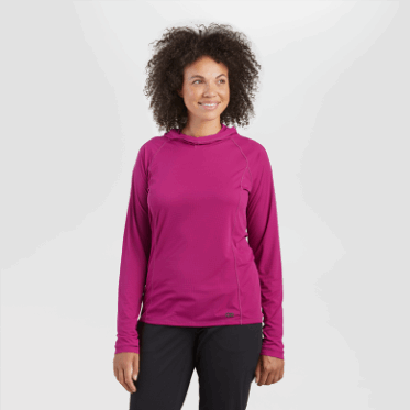 Sudadera Con Capucha Eco Para Mujer Outdoor Research Fucsia