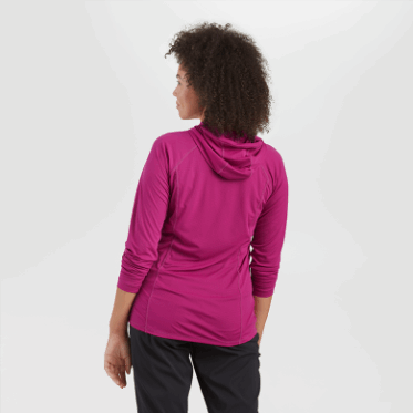Sudadera Con Capucha Eco Para Mujer Outdoor Research Fucsia