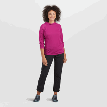 Sudadera Con Capucha Eco Para Mujer Outdoor Research Fucsia