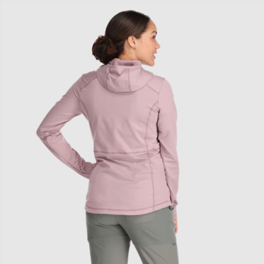 Polilla De La Sudadera Con Capucha Del Suéter De La Melodía De La Investigación Al Aire Libre De Las Mujeres