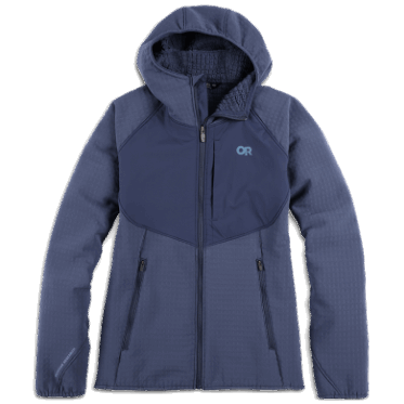 Outdoor Research Mujer Vigor Plus Polar Con Capucha Azul Marino