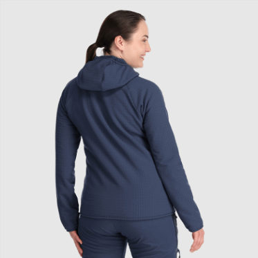 Outdoor Research Mujer Vigor Plus Polar Con Capucha Azul Marino