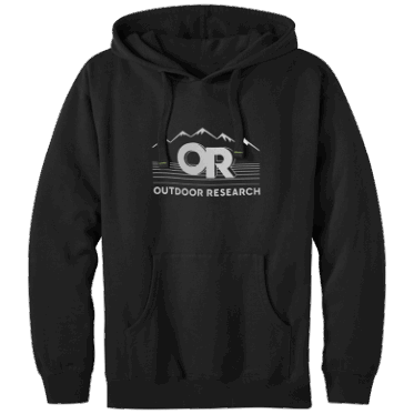Sudadera Con Capucha Defensor De La Investigación Al Aire Libre Negro/blanco