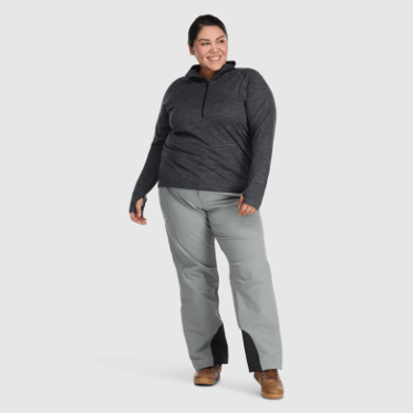 Outdoor Research Cirque Ii Pantalones De Talla Grande Para Mujer Peltre Claro