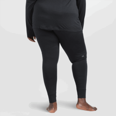 Outdoor Research Alpine Onset Mujer Merino Bottoms Negro