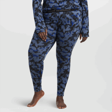 Pantalones De Merino Alpine Onset Para Mujer De Outdoor Research Camo Azul Marino