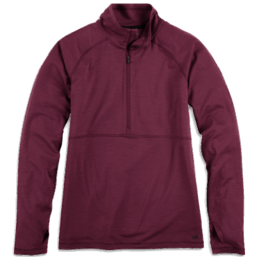 Outdoor Research Alpine Onset Mujer Merino Media Cremallera Kalamata
