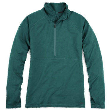 Outdoor Research Alpine Onset Mujer Merino Media Cremallera Treeline