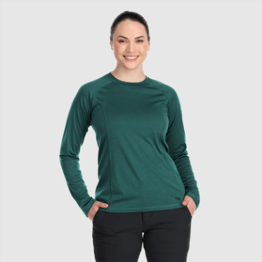 Investigación Al Aire Libre Para Mujeres Alpine Onset Merino Crew Treeline