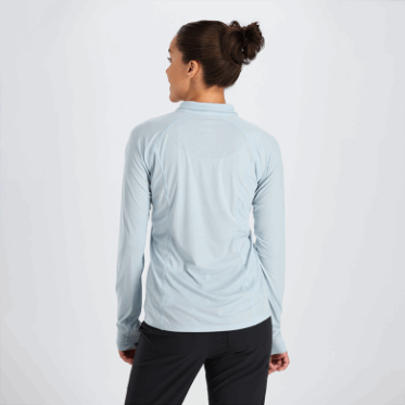 Outdoor Research Mujer Echo Quarter Zip Arctic