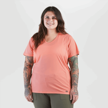 Camiseta De Talla Grande Eco Para Mujer De Outdoor Research Guayaba