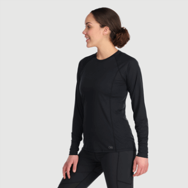 Camiseta De Manga Larga Eco Para Mujer De Outdoor Research Negra