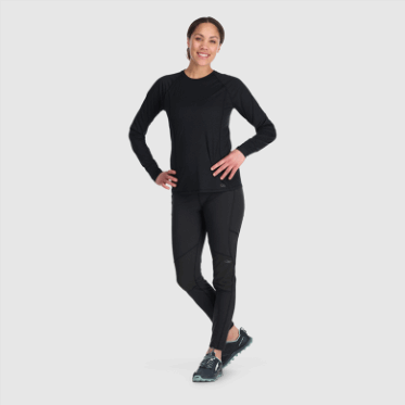 Camiseta De Manga Larga Eco Para Mujer De Outdoor Research Negra