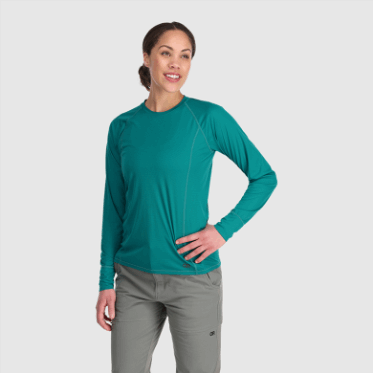 Camiseta De Manga Larga Echo Para Mujer De Investigación Al Aire Libre Lago Profundo