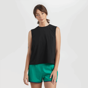 Camiseta De Tirantes Astroman Para Mujer De Investigación Al Aire Libre Negra