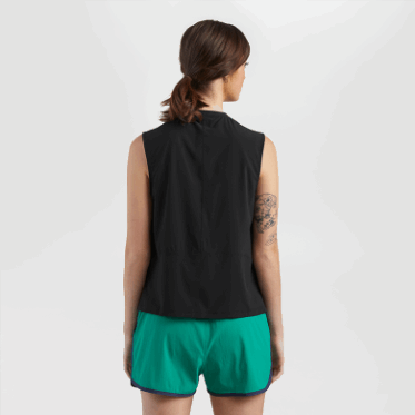 Camiseta De Tirantes Astroman Para Mujer De Investigación Al Aire Libre Negra
