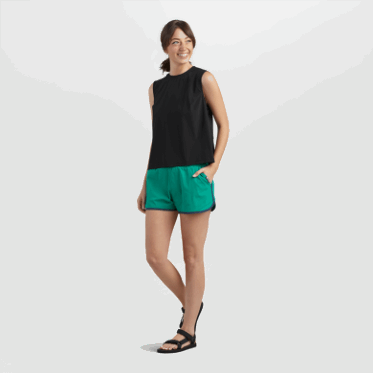Camiseta De Tirantes Astroman Para Mujer De Investigación Al Aire Libre Negra